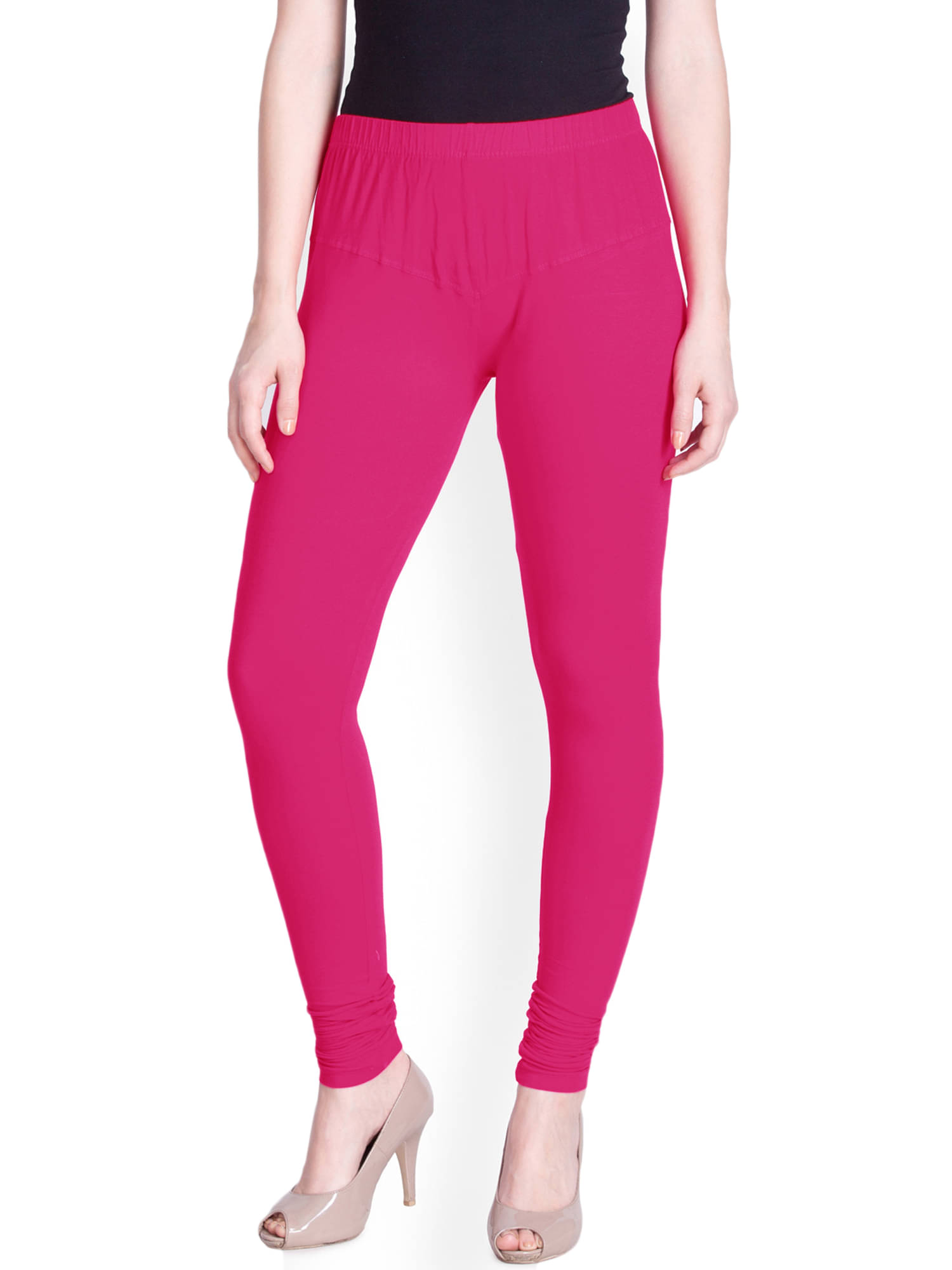     			Lux Lyra - Pink Cotton Women's Leggings ( Pack of 1 )
