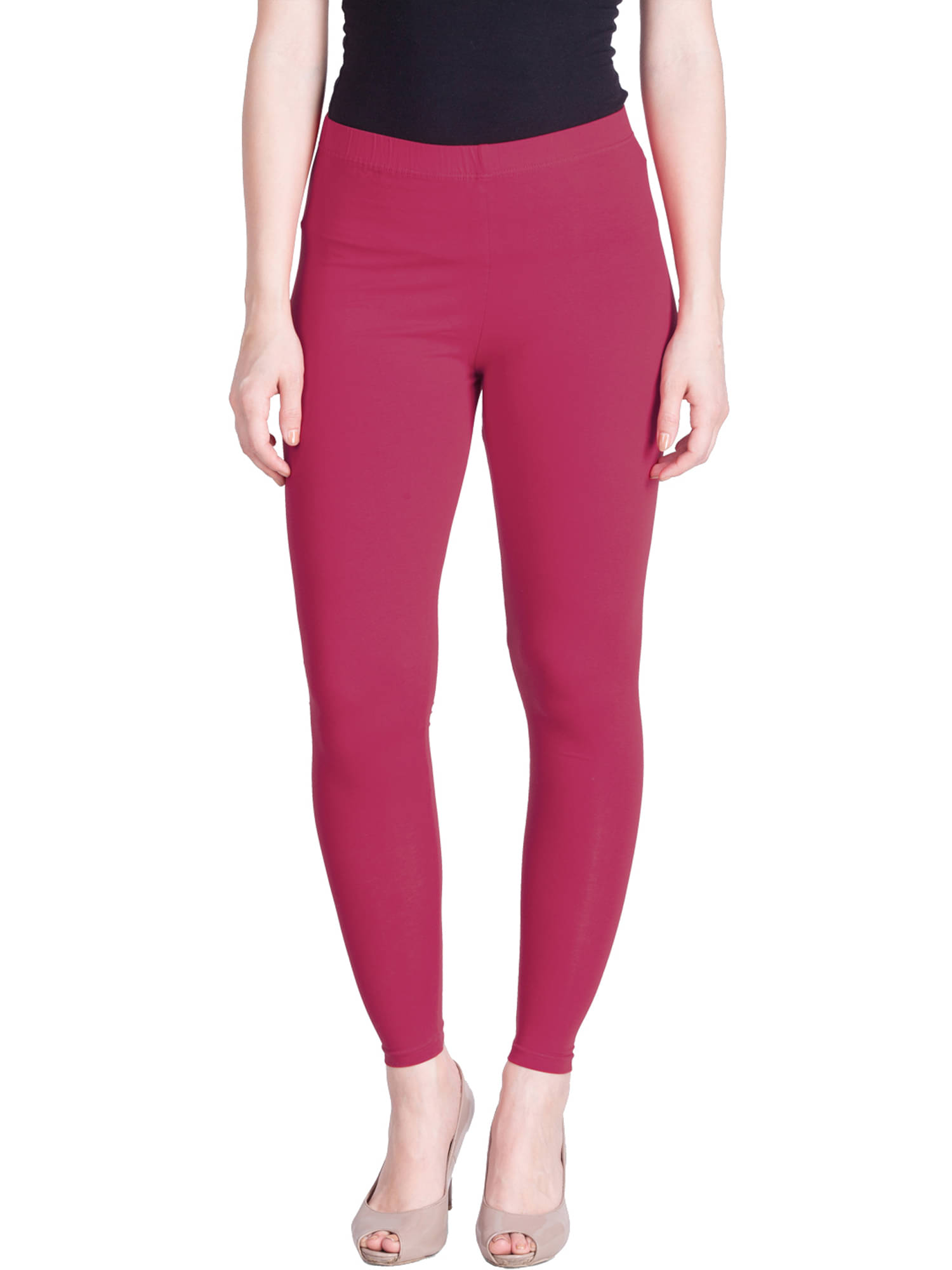     			Lux Lyra - Pink Cotton Women's Leggings ( Pack of 1 )