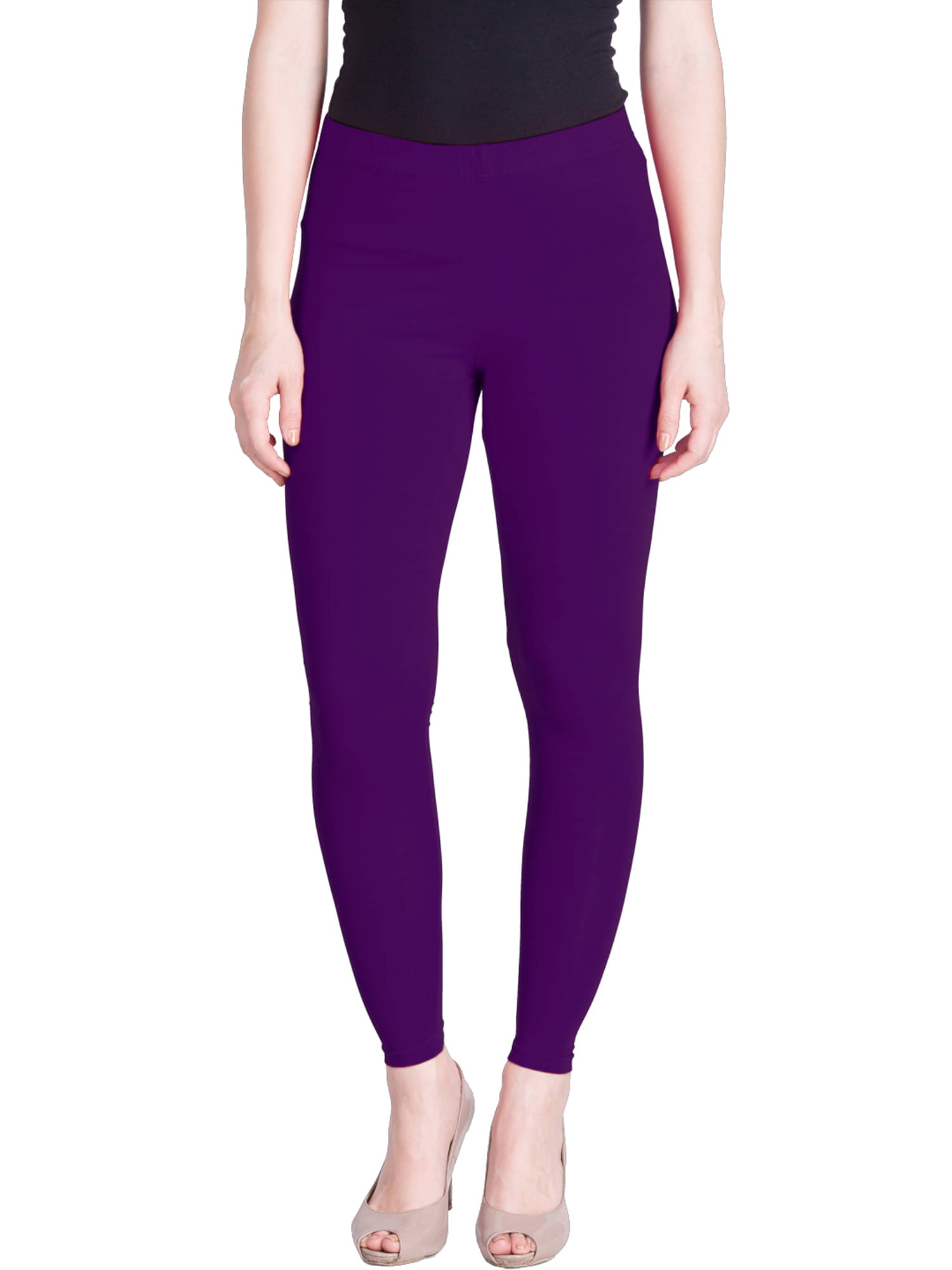     			Lux Lyra - Purple Cotton Women's Leggings ( Pack of 1 )