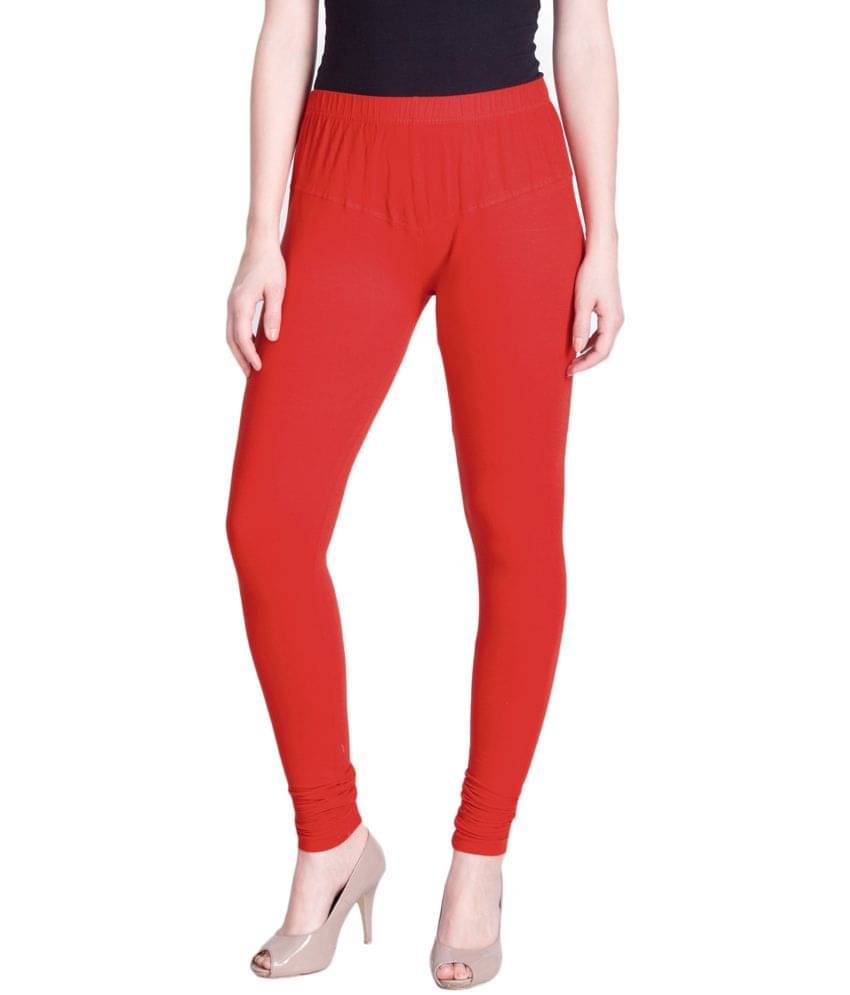     			Lux Lyra - Red Cotton Women's Leggings ( Pack of 1 )