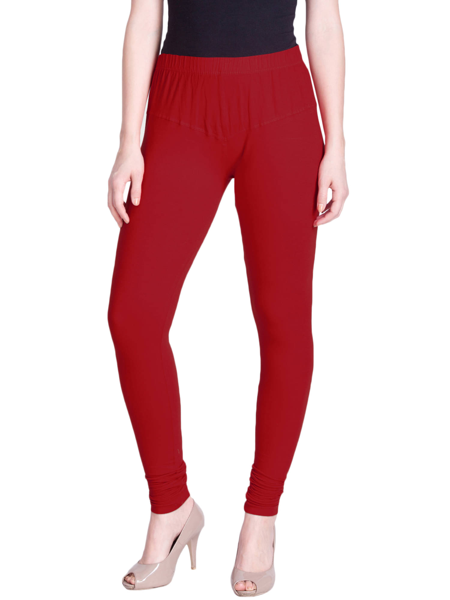     			Lux Lyra - Red Cotton Women's Leggings ( Pack of 1 )