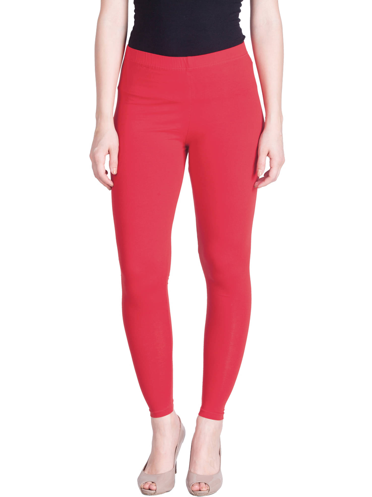     			Lux Lyra - Red Cotton Women's Leggings ( Pack of 1 )