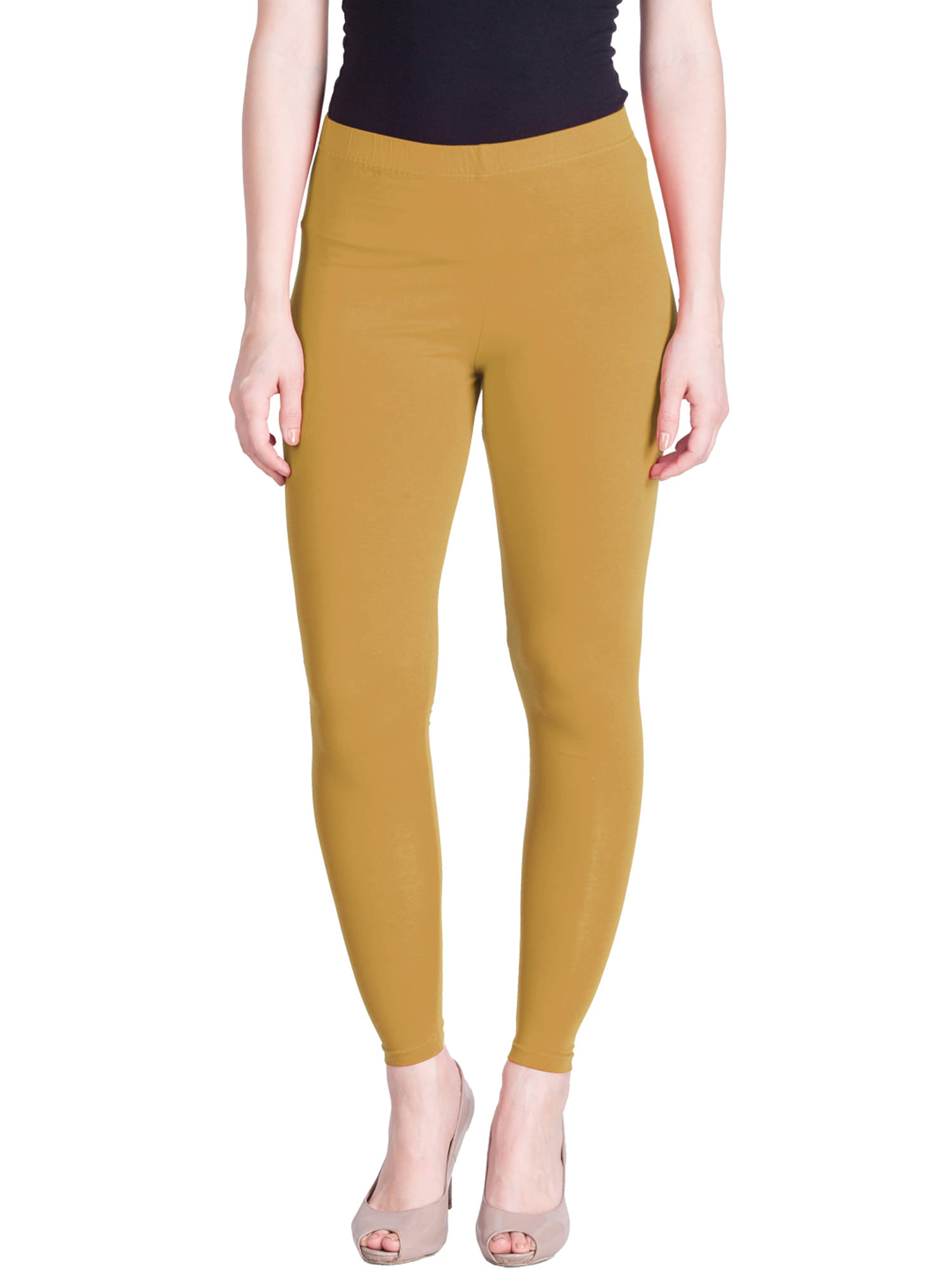     			Lux Lyra - Tan Cotton Women's Leggings ( Pack of 1 )
