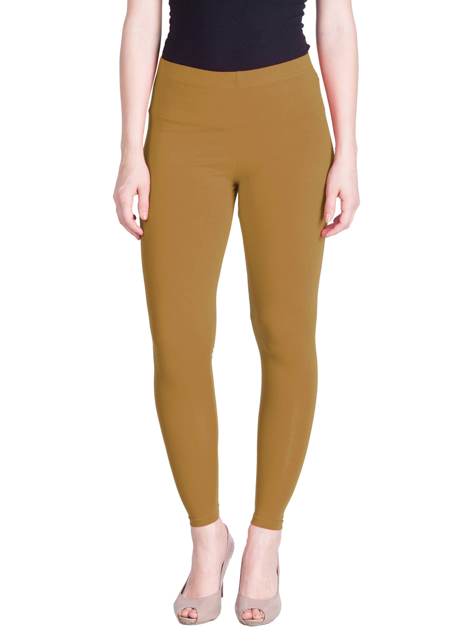    			Lux Lyra - Tan Cotton Women's Leggings ( Pack of 1 )