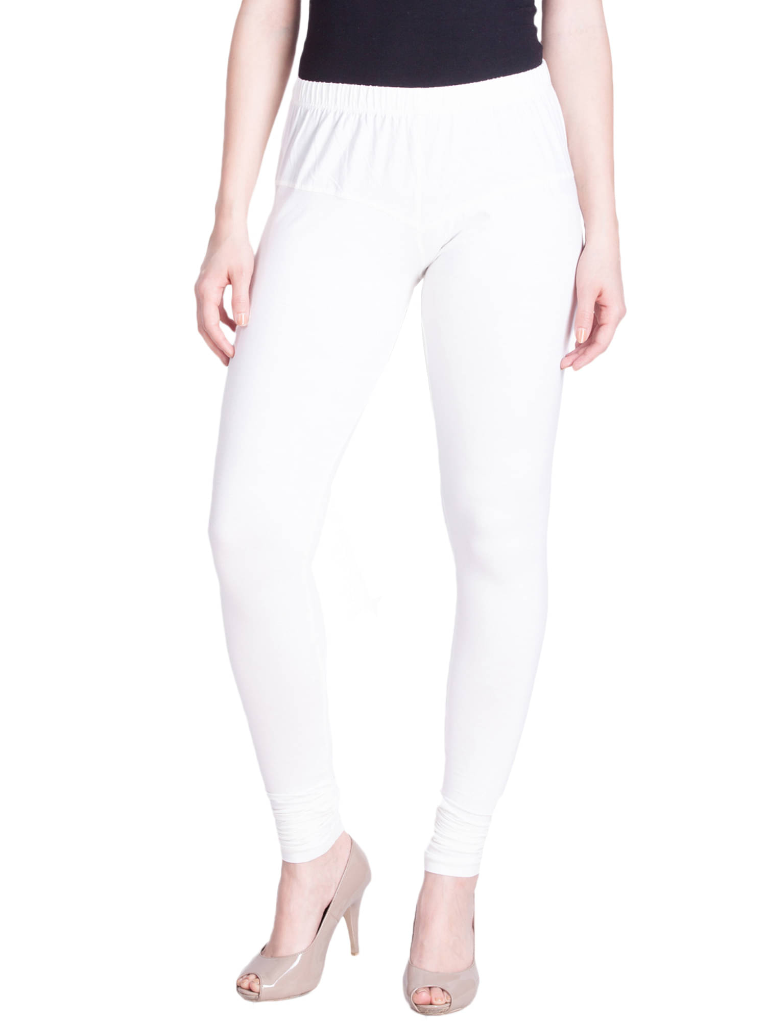     			Lux Lyra - White Cotton Women's Leggings ( Pack of 1 )