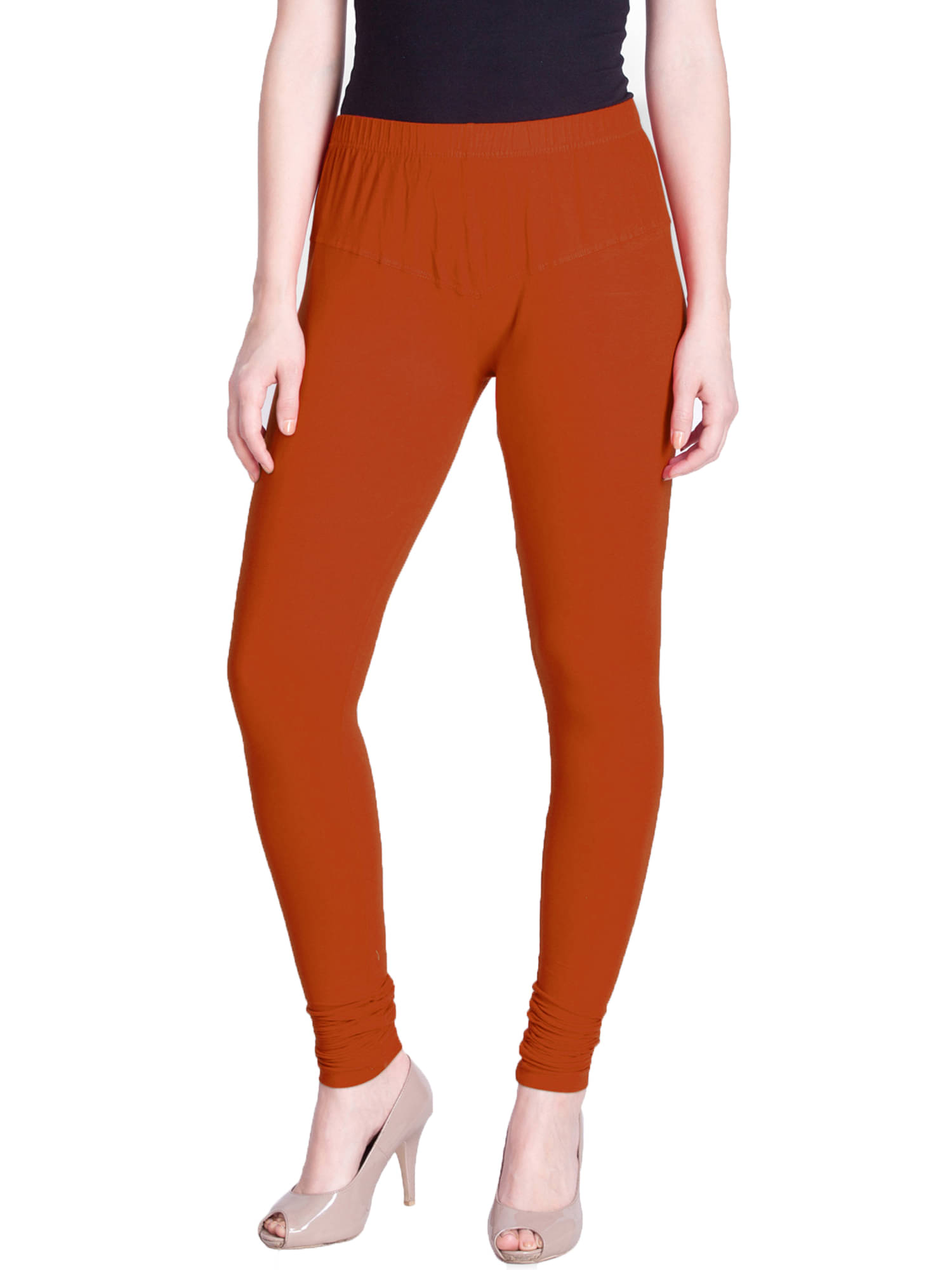     			Lux Lyra - rust Cotton Women's Leggings ( Pack of 1 )