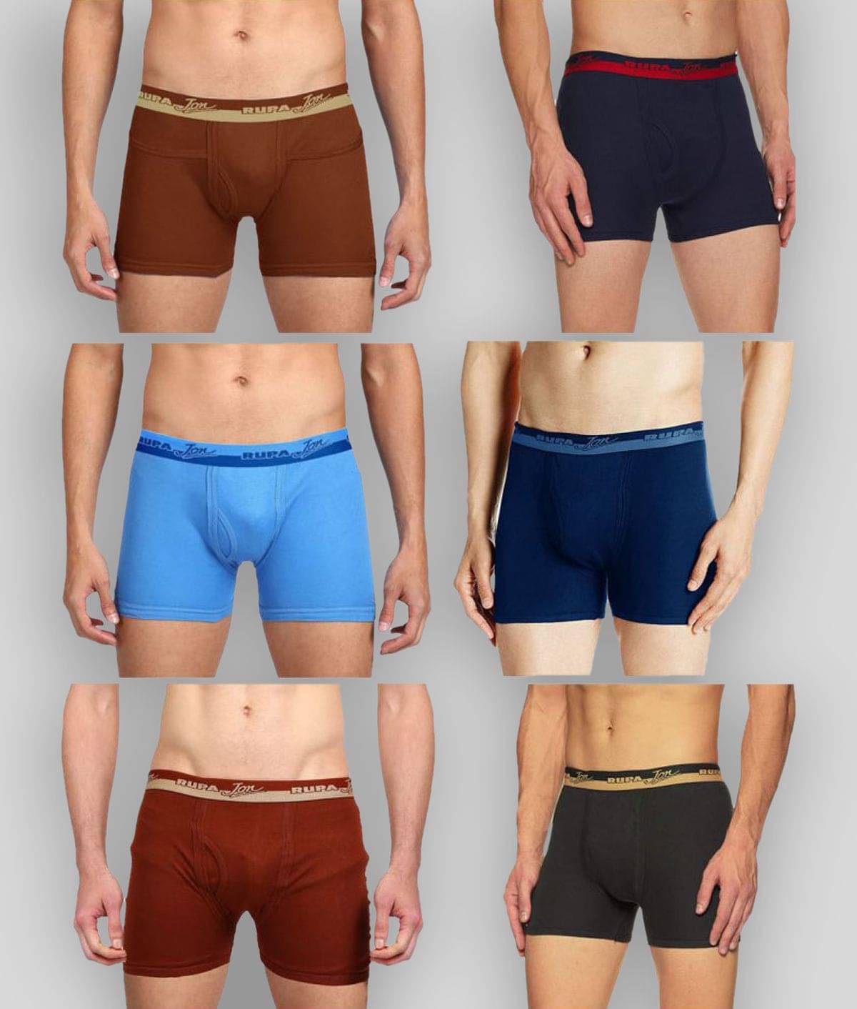     			Rupa Jon Multi Trunk Pack of 6