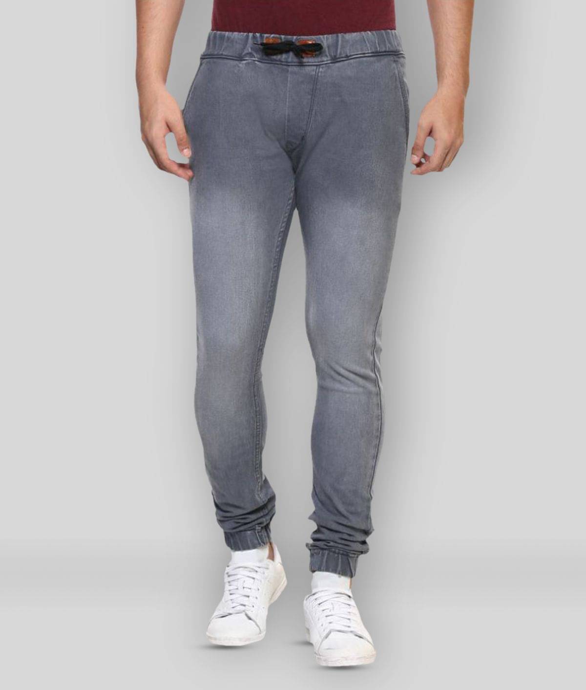 Urbano Fashion - Grey Denim Slim Fit Men's Jeans ( Pack of 1 ) Urbano Fashion - Grey Denim Slim Fit Men's Jeans ( Pack of 1 )