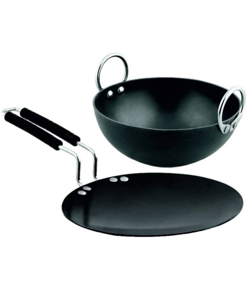     			Veer - Iron Non coated Deep Kadhai 750 ml