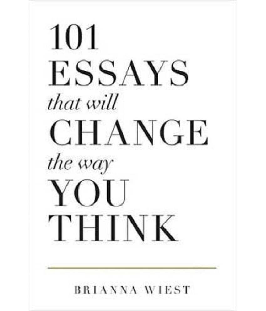 101 Essays That Will Change The Way You Think - Stationery | Buy online on ZillyBuy