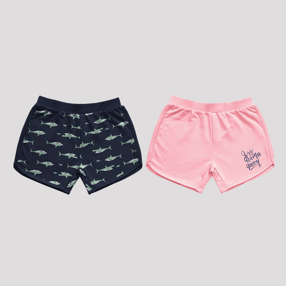 Ariel Pack of 1 Girls Cotton ( Multi ) - Shorts | Buy online on ZillyBuy