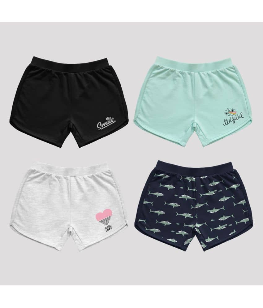 Ariel Pack of 1 Girls Cotton ( Multi ) - Shorts | Buy online on ZillyBuy