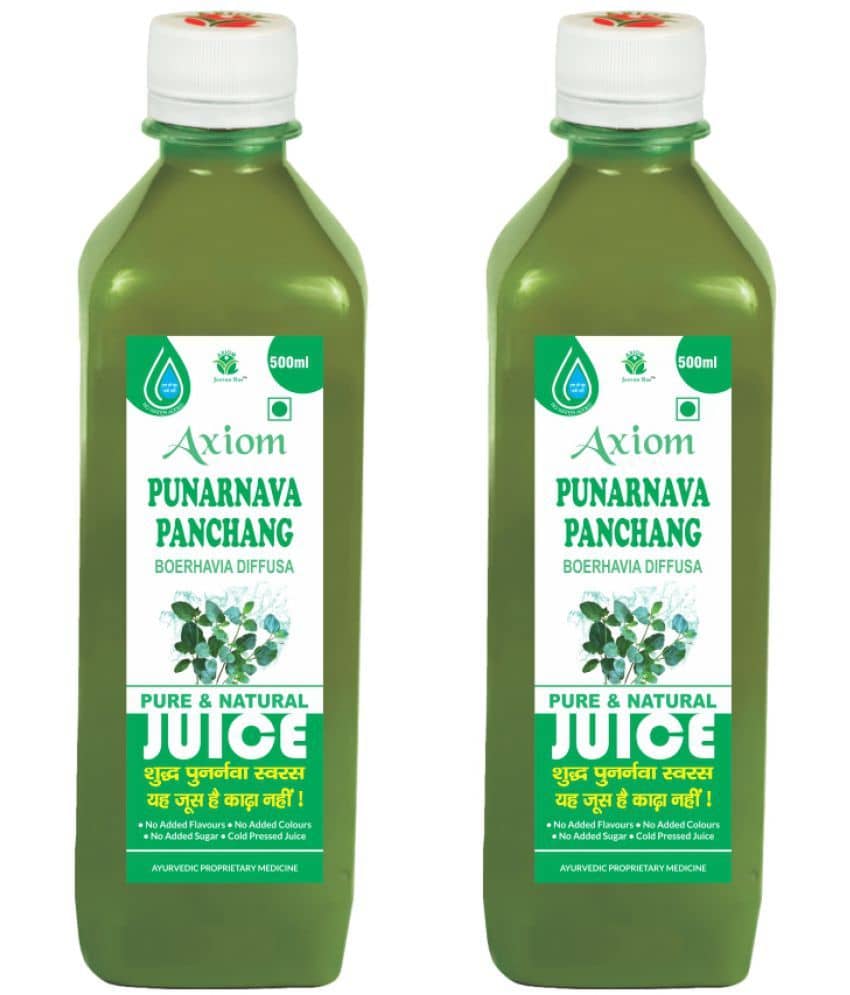 Jeevanras Punernava Juice 500 ml (Pack of 2)| 100% Natural WHO-GLP,GMP,ISO Certified Product
