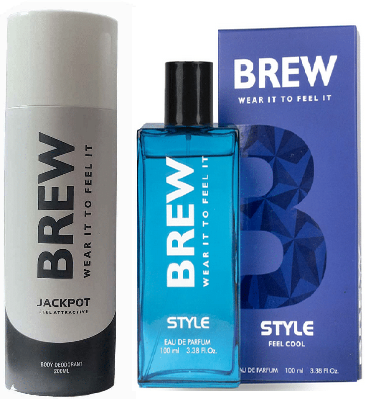 Brew - JACKPOT DEO, STYLE PERFUME Eau De Parfum (EDP) For Unisex 300ML ( Pack of 2 ) Brew - JACKPOT DEO, STYLE PERFUME Eau De Parfum (EDP) For Unisex 300ML ( Pack of 2 )