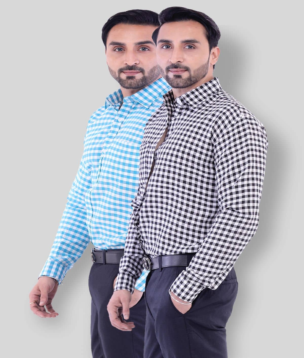 DESHBANDHU DBK - Multicolor Cotton Regular Fit Men's Casual Shirt (Pack of 2 )