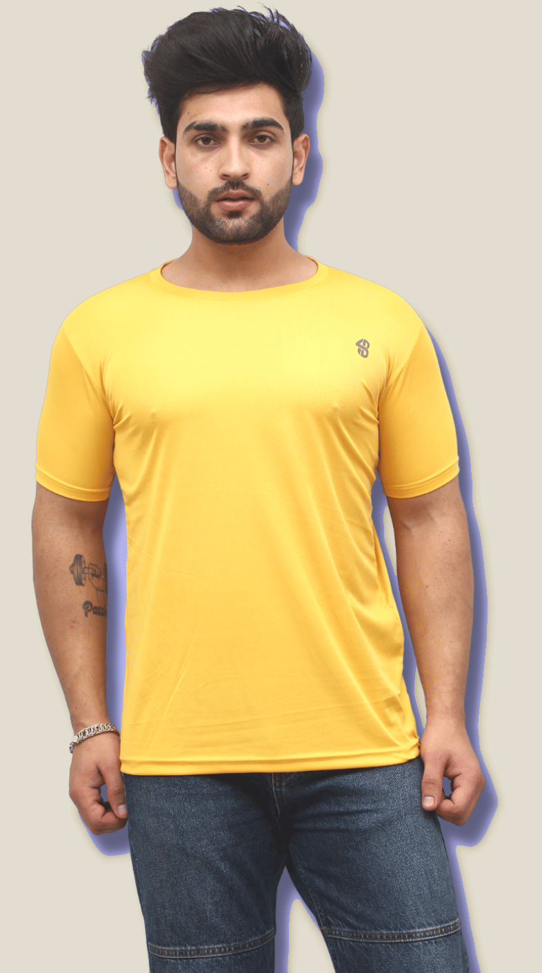 Forbro - Mustard Polyester Regular Fit Men's T-Shirt ( Pack of 1 )
