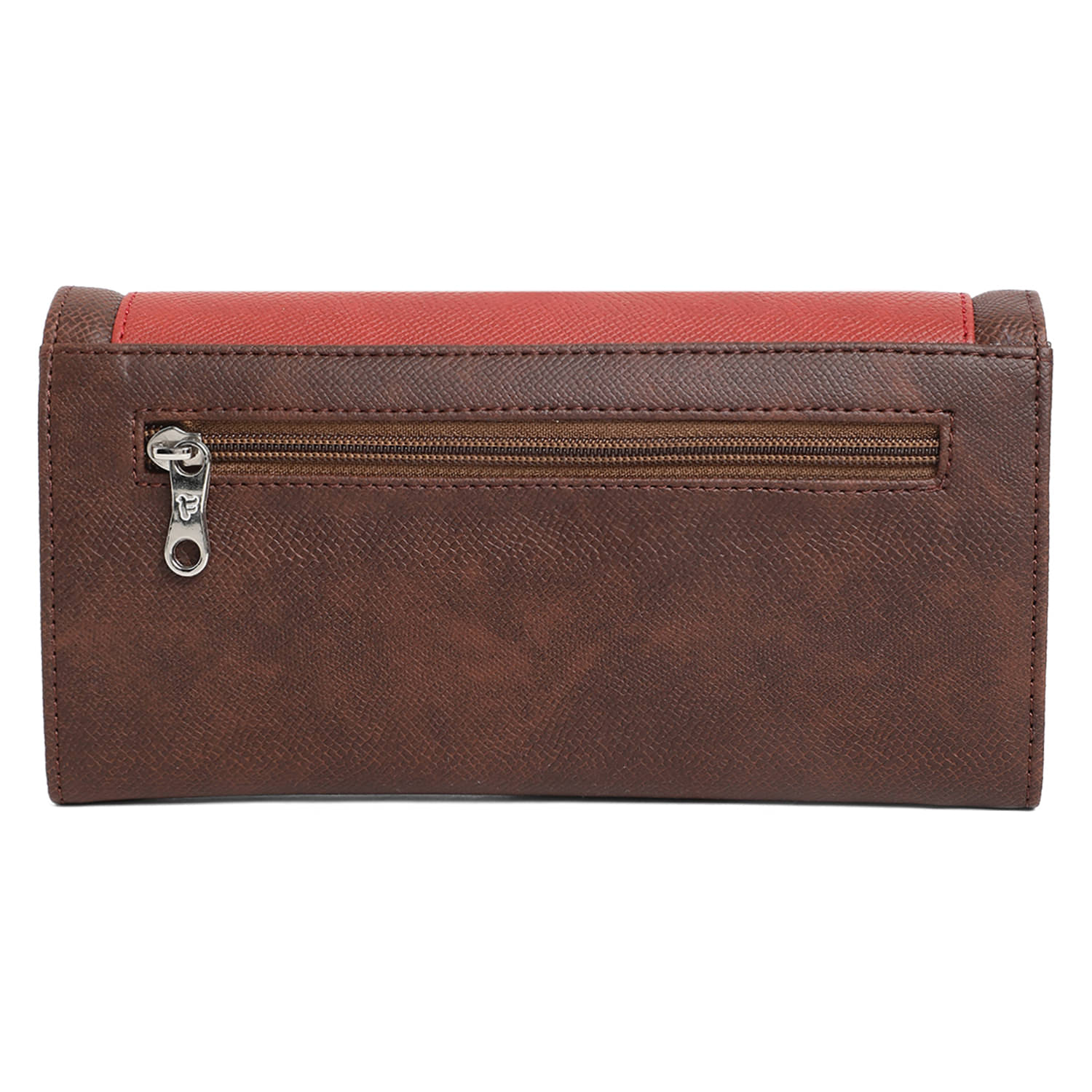     			Fostelo - Red Faux Leather Purse