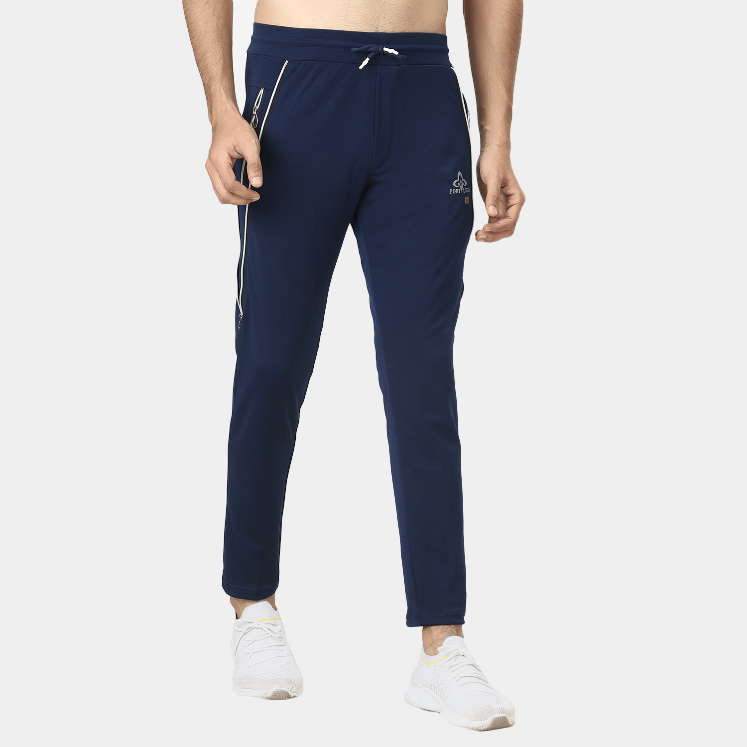 PORT LOTUS - Navy Polyester Men's Trackpants ( Pack of 1 ) PORT LOTUS - Navy Polyester Men's Trackpants ( Pack of 1 )