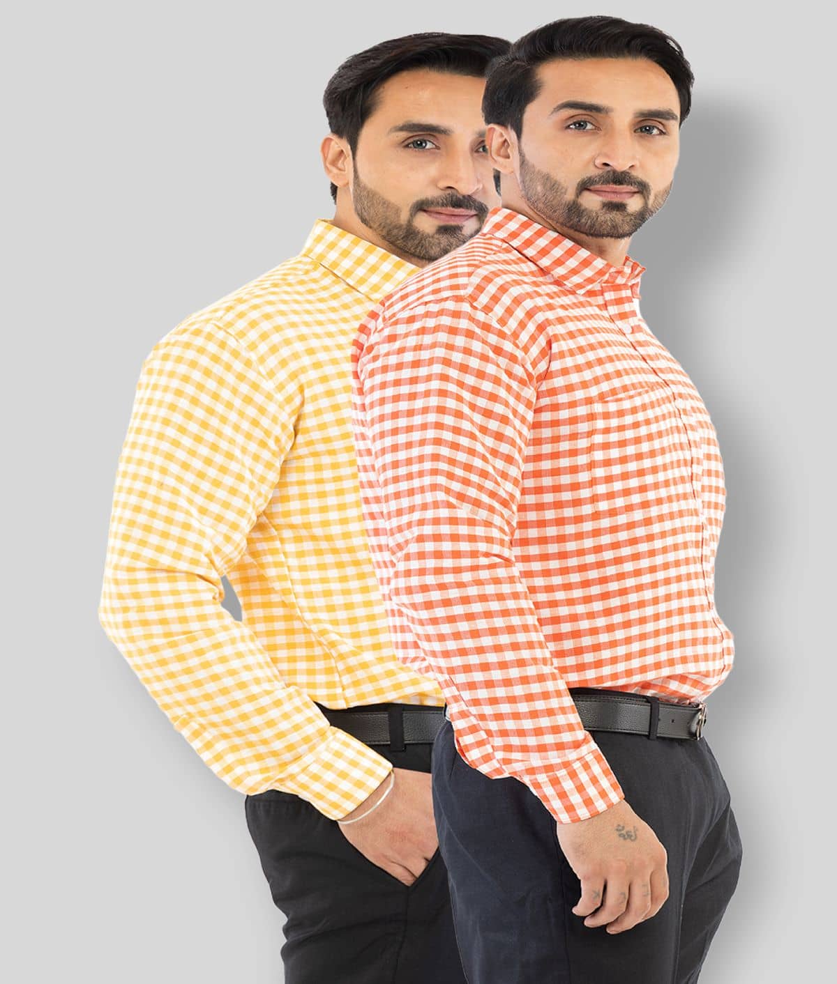 DESHBANDHU DBK - Multicolor Cotton Regular Fit Men's Casual Shirt (Pack of 2 )