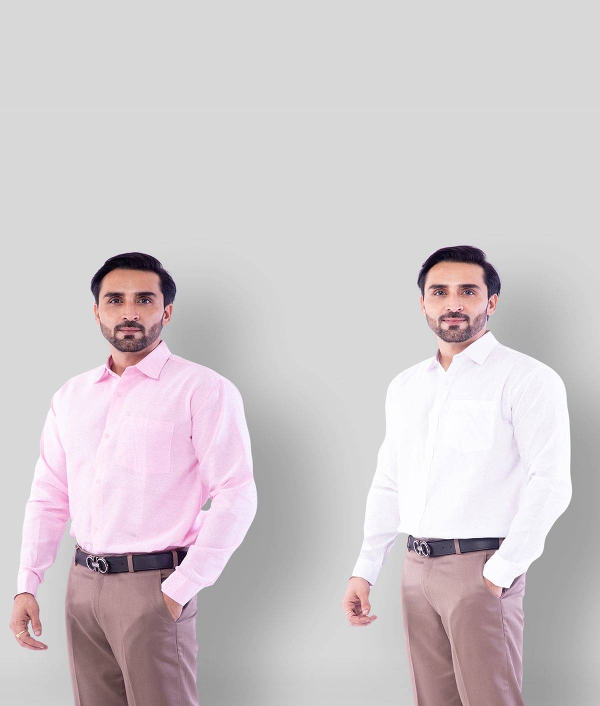 DESHBANDHU DBK - Multicolor Cotton Regular Fit Men's Casual Shirt ( Pack of 2 )     			DESHBANDHU DBK - Multicolor Cotton Regular Fit Men's Casual Shirt ( Pack of 2 )