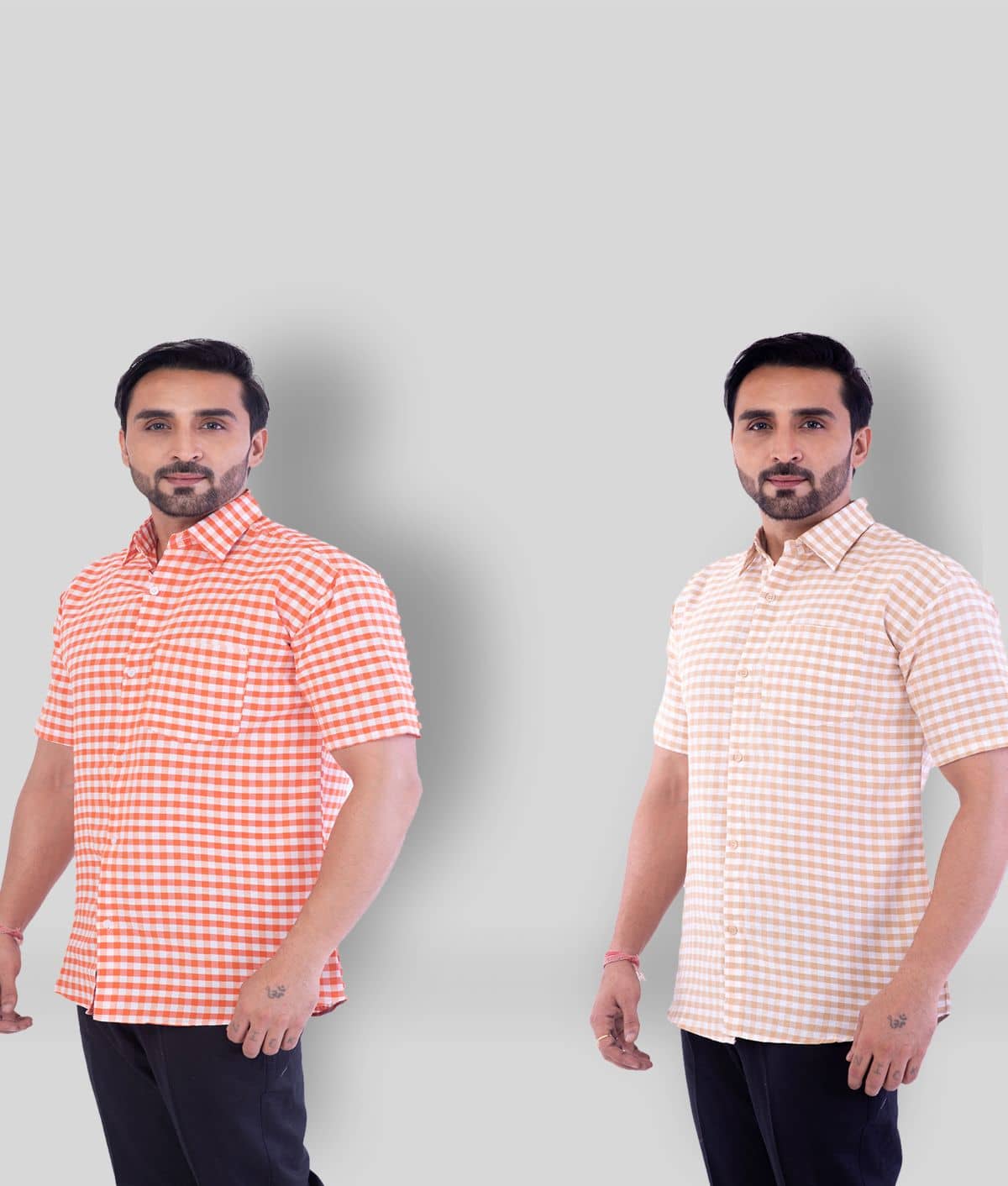 DESHBANDHU DBK - Multicolor Cotton Regular Fit Men's Casual Shirt ( Pack of 2 )