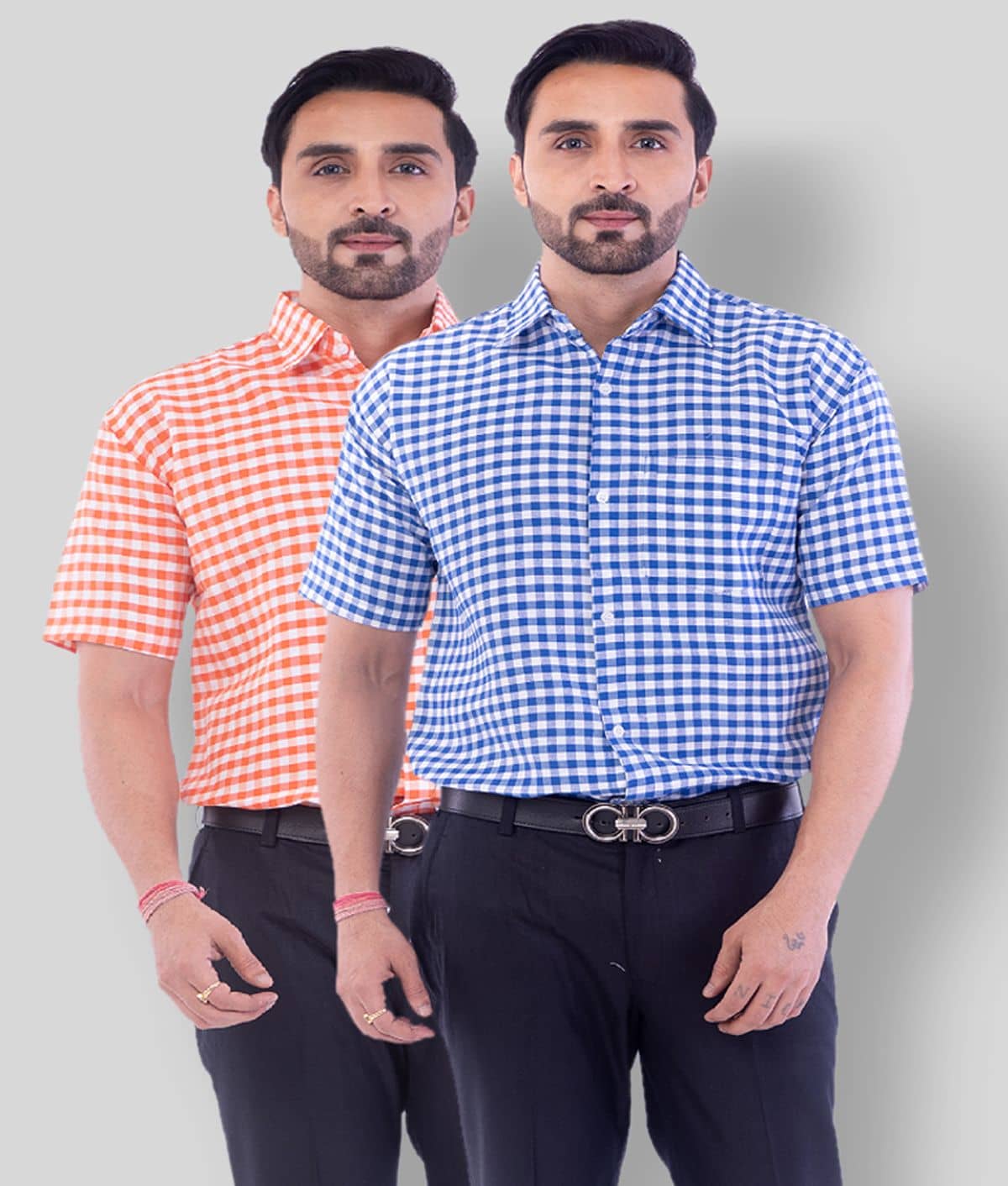 DESHBANDHU DBK - Multicolor Cotton Regular Fit Men's Casual Shirt (Pack of 2 )