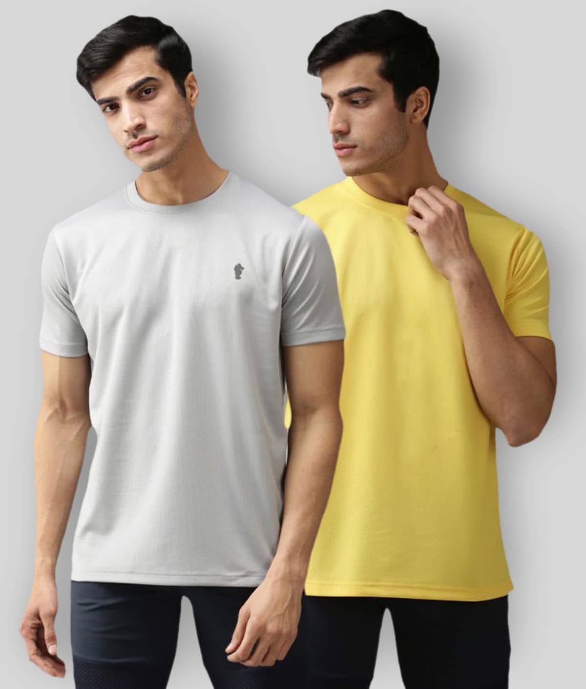 EPPE - Multicolor Polyester Regular Fit Men's Sports T-Shirt ( Pack of 2 )