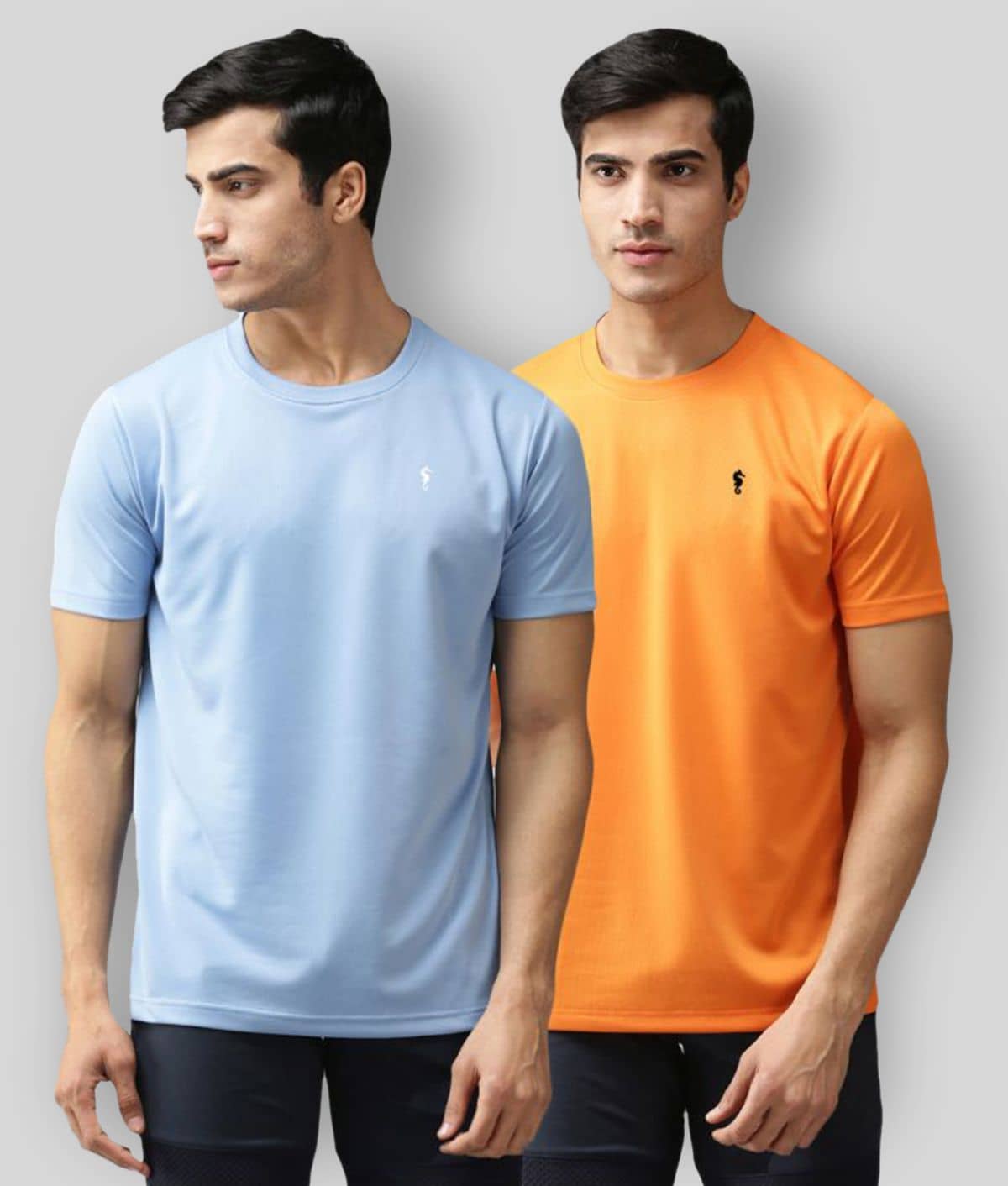 EPPE - Multicolor Polyester Regular Fit Men's Sports T-Shirt ( Pack of 2 )