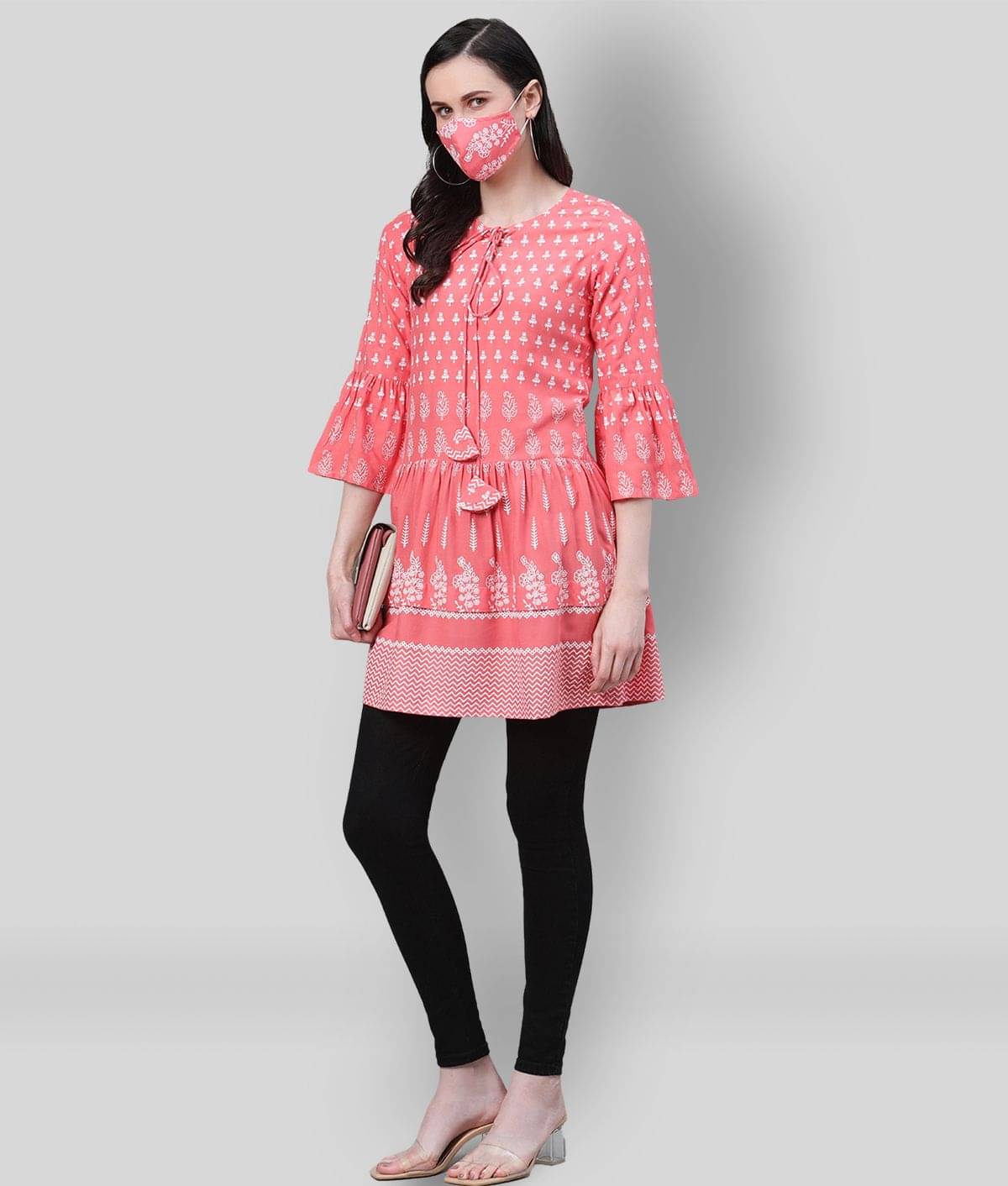 Rayon Short Kurti For Women (Pack of 1) Rayon Short Kurti For Women (Pack of 1)