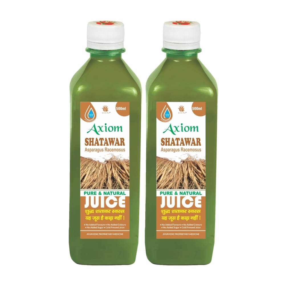     			Axiom Satawar Swaras 500ml (Pack of 2)|100% Natural WHO-GLP,GMP,ISO Certified Product
