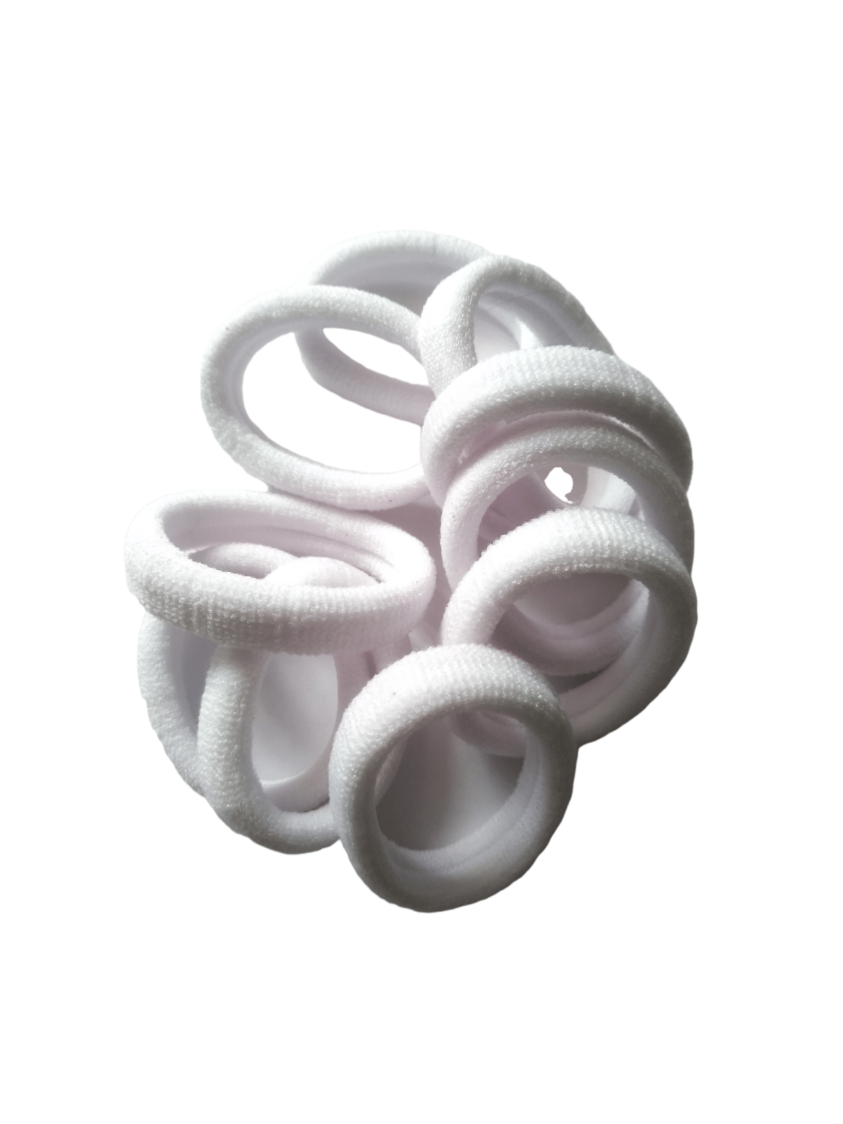     			Cailyn - White Rubber Band ( Pack of 12 )