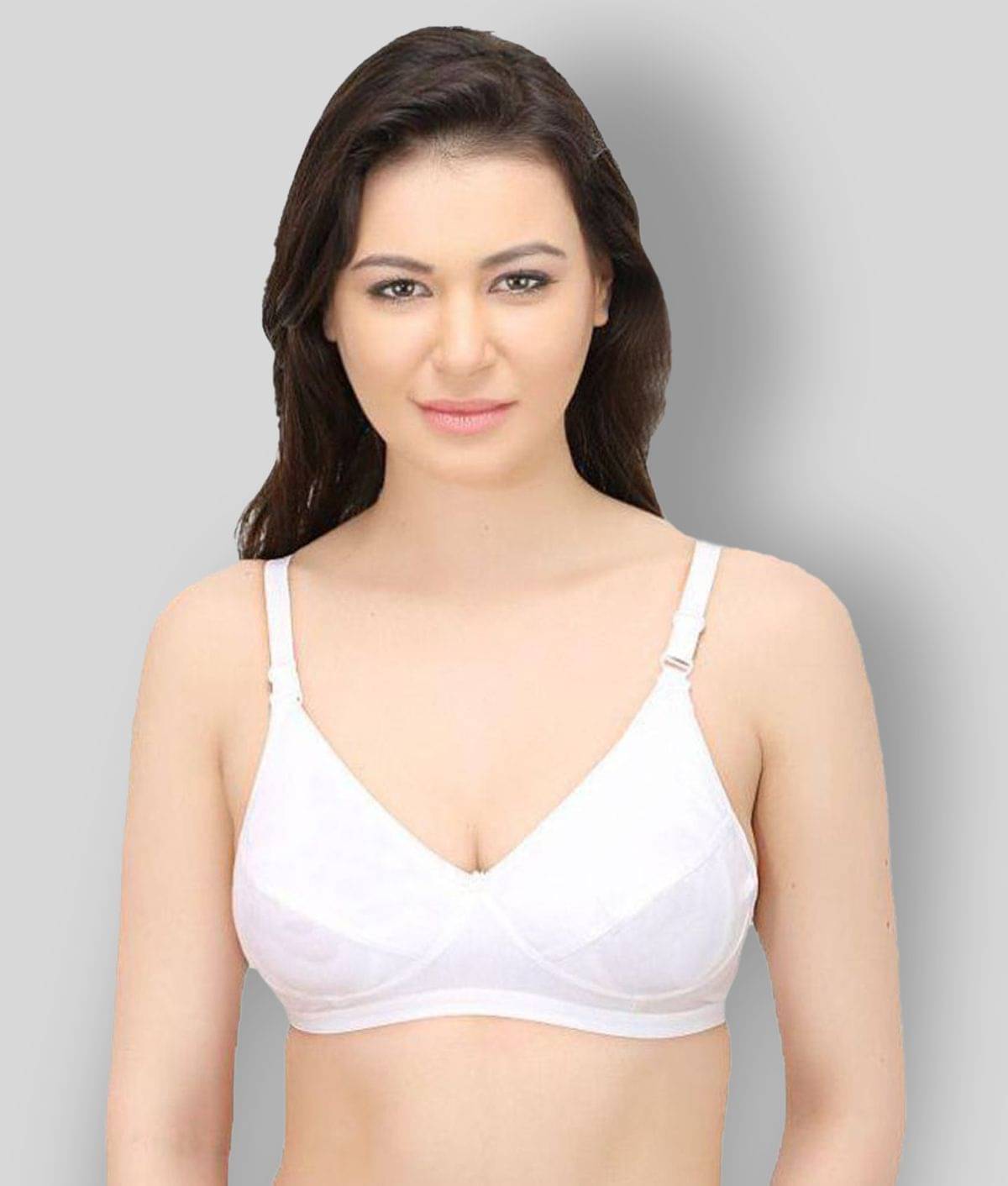     			Correa's Cotton Non Padded Women's T-Shirt Bra ( White )