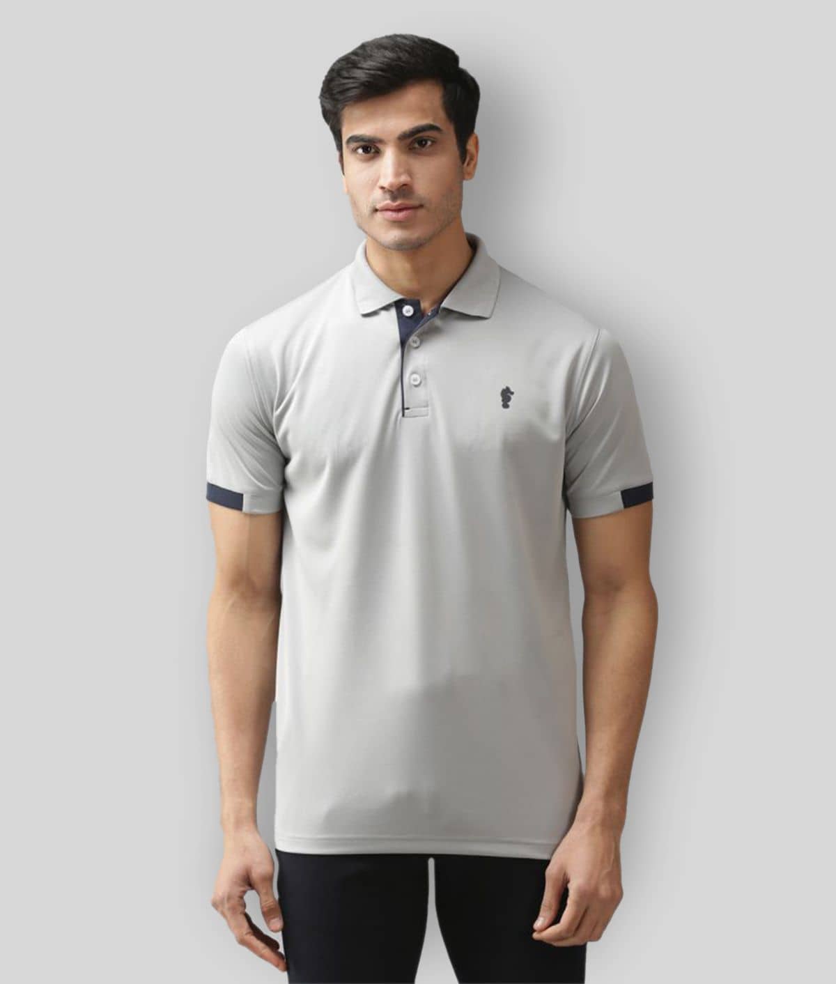 EPPE - Light Grey Polyester Regular Fit Men's Sports Polo T-Shirt ( Pack of 1 )