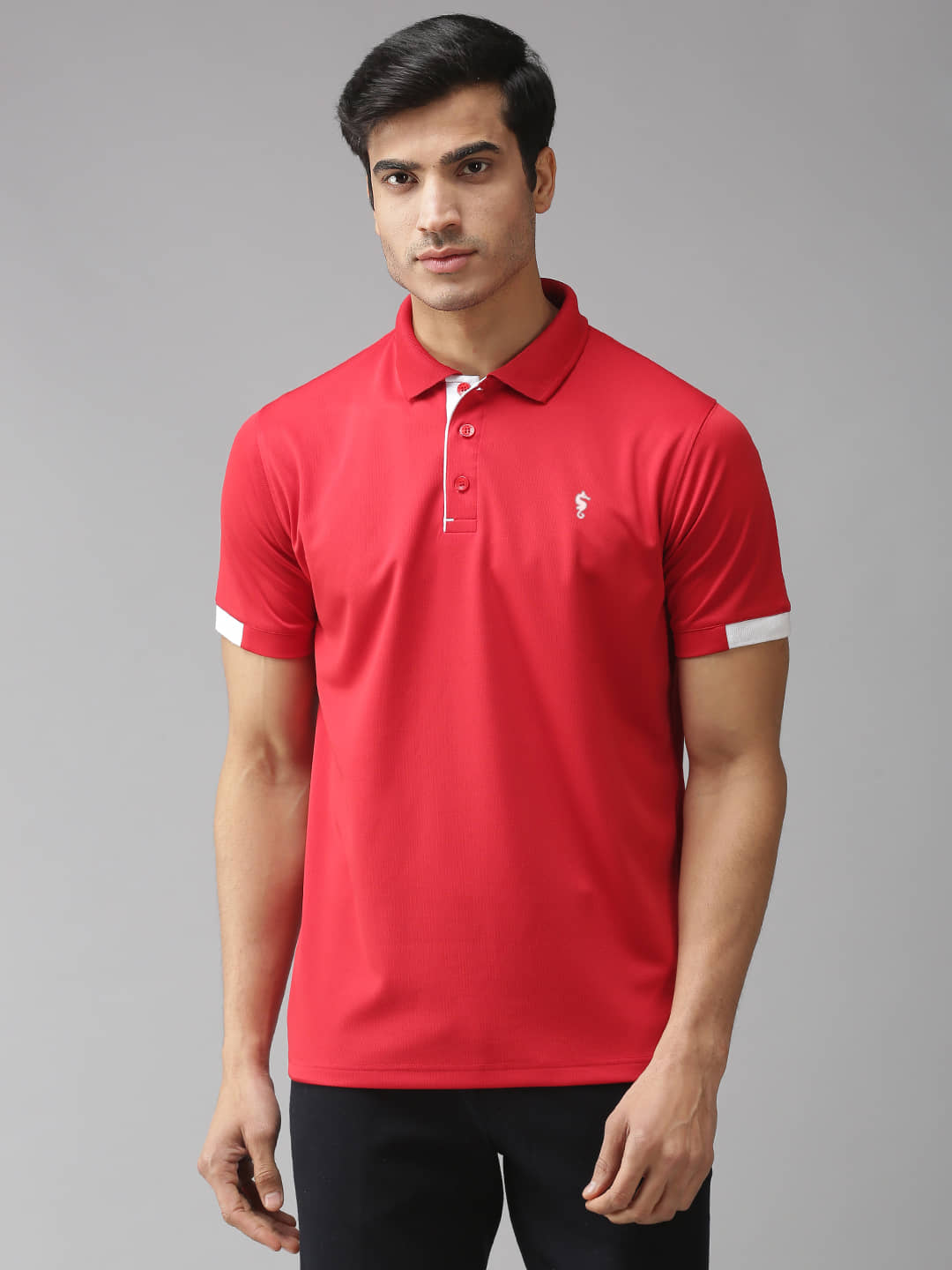 EPPE - Red Cotton Regular Fit Men's Sports Polo T-Shirt ( Pack of 1 )