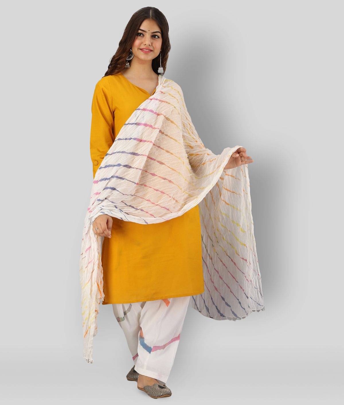 FABRR Women Cotton Kurti With Patiala Salwar ( Yellow ) FABRR Women Cotton Kurti With Patiala Salwar ( Yellow )