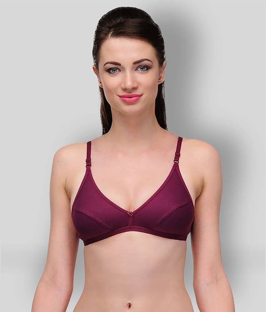 Softskin Pack of 6 Cotton Non Padded Women's Everyday Bra ( Multicolor )