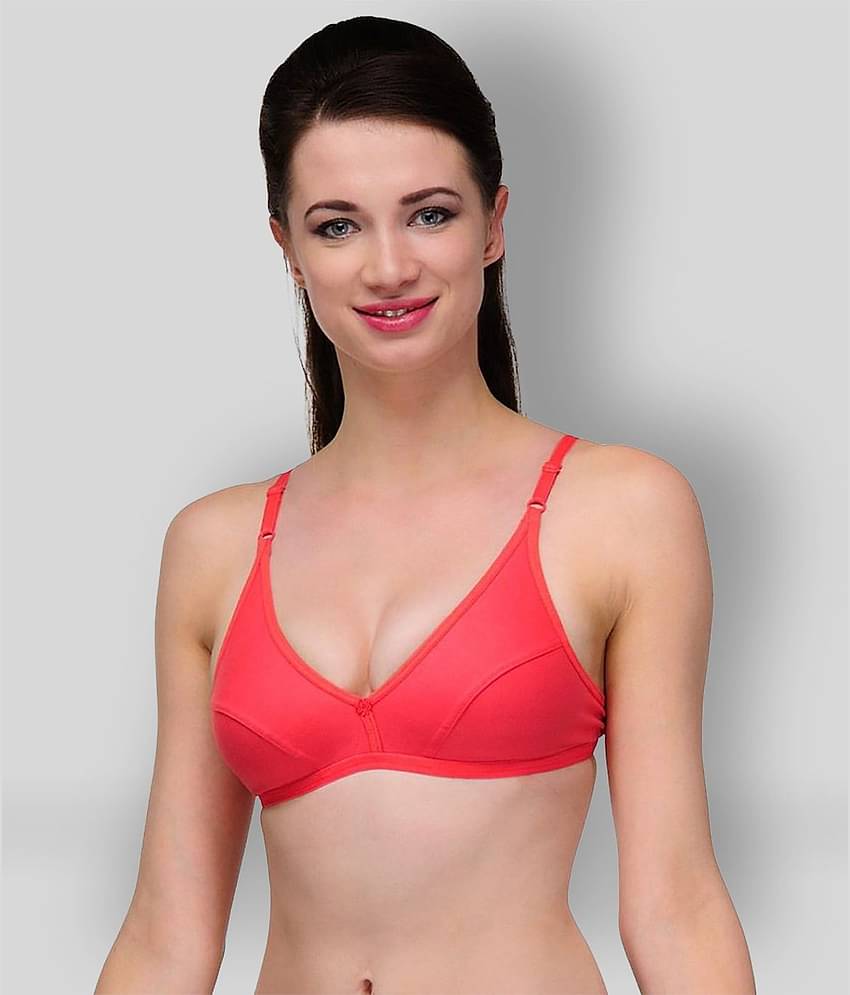 Softskin Pack of 6 Cotton Non Padded Women's Everyday Bra ( Multicolor )