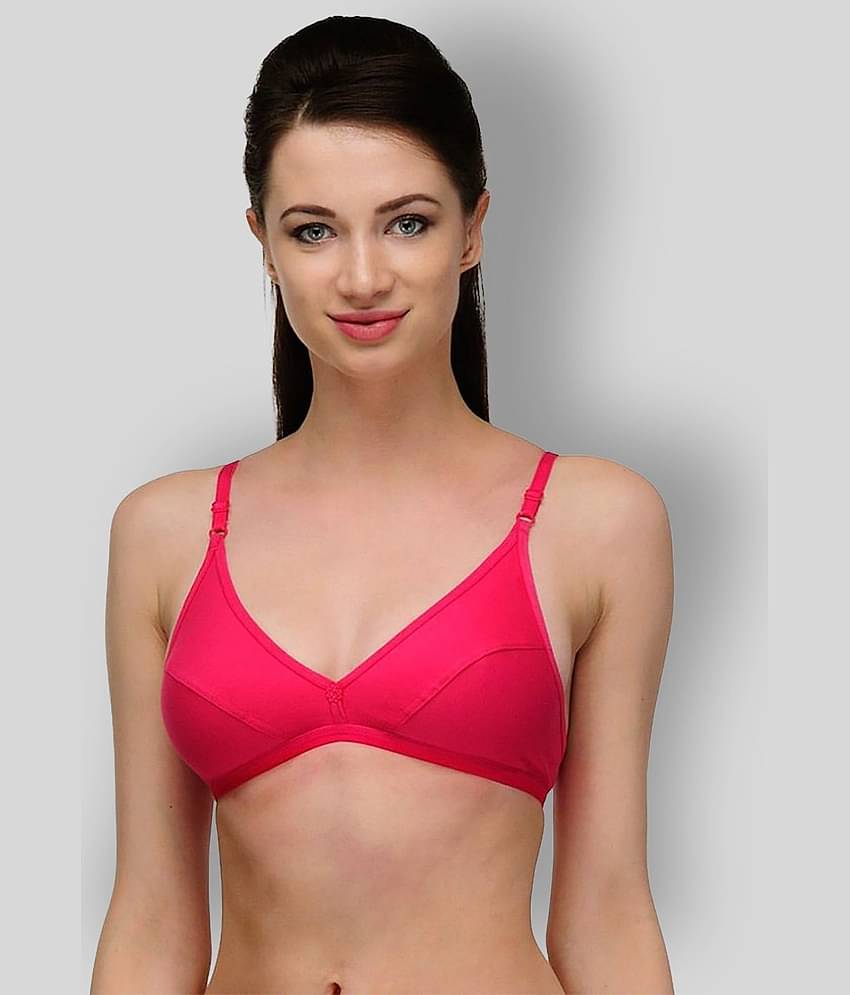 Softskin Pack of 6 Cotton Non Padded Women's Everyday Bra ( Multicolor )