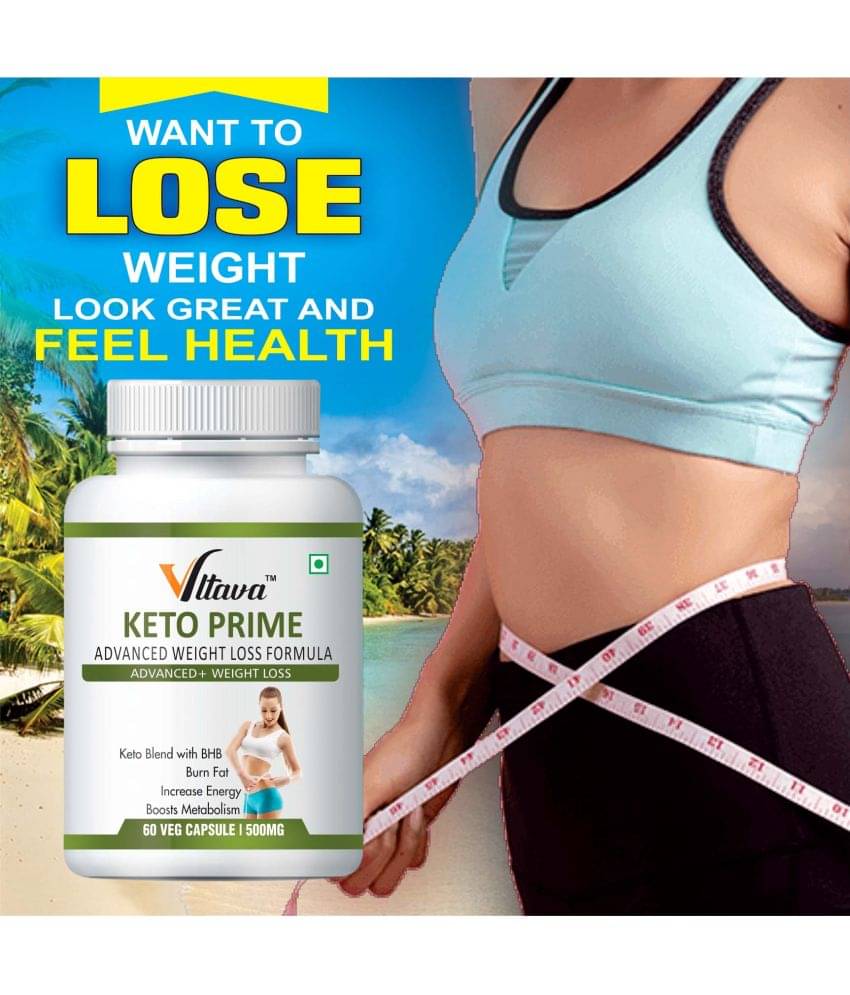     			Vltava Keto Fat Burner & Natural Weight Loss Supplement 60 mg Unflavoured Single Pack