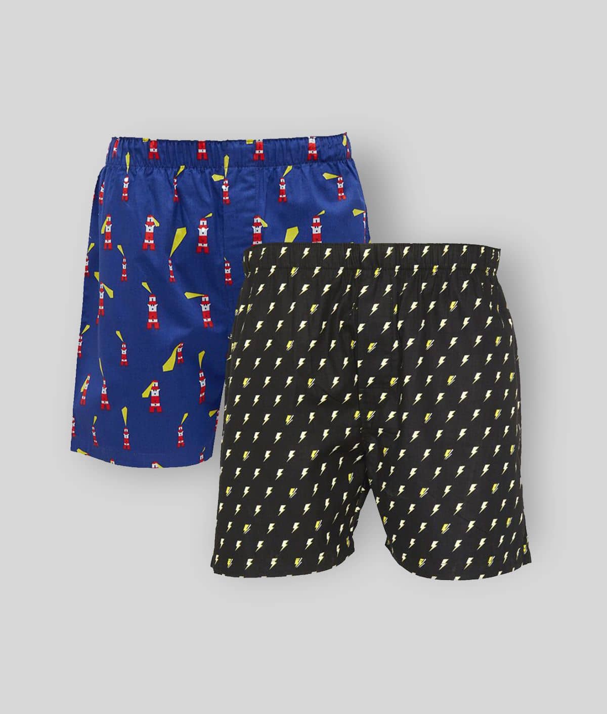XYXX Pack of 2 Cotton Boxers For Men's ( Multicolor )