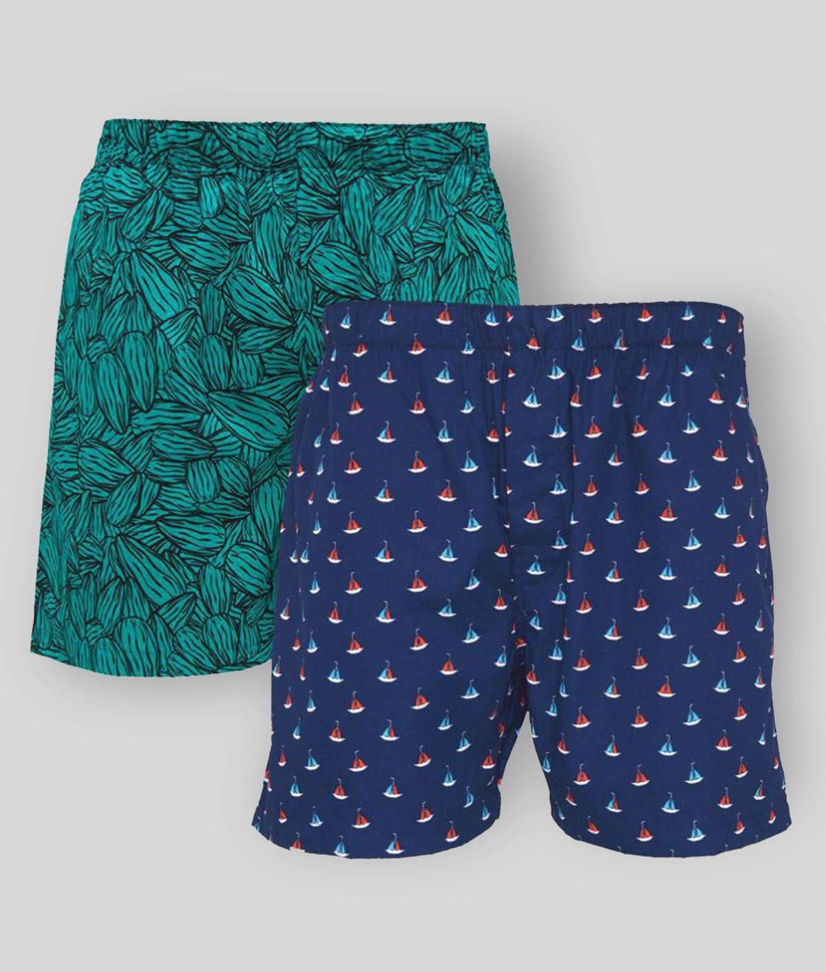     			XYXX Pack of 2 Cotton Boxers For Men's ( Multicolor )