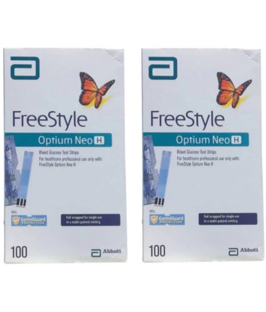 Abbott Freestyle Optium Neo H 200 Strips 100 Strips Pack of 2