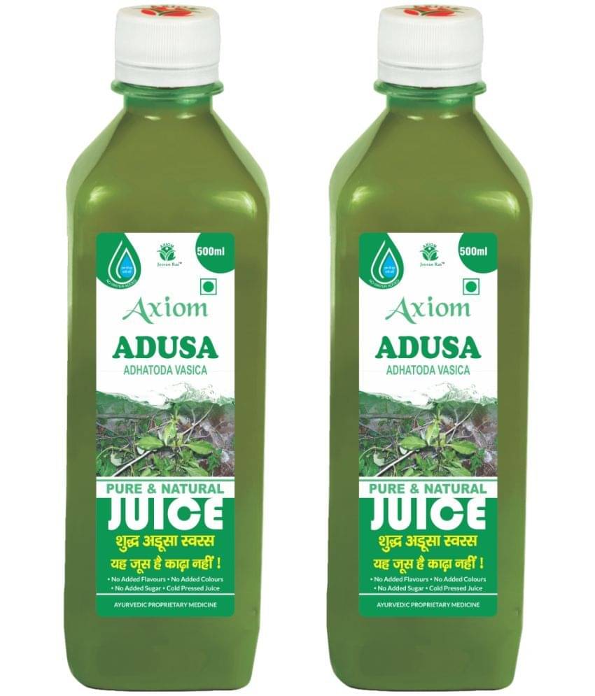 Axiom Adusa Juice 500ml (Pack of 2)|100% Natural WHO-GLP,GMP,ISO Certified Product Axiom Adusa Juice 500ml (Pack of 2)|100% Natural WHO-GLP,GMP,ISO Certified Product