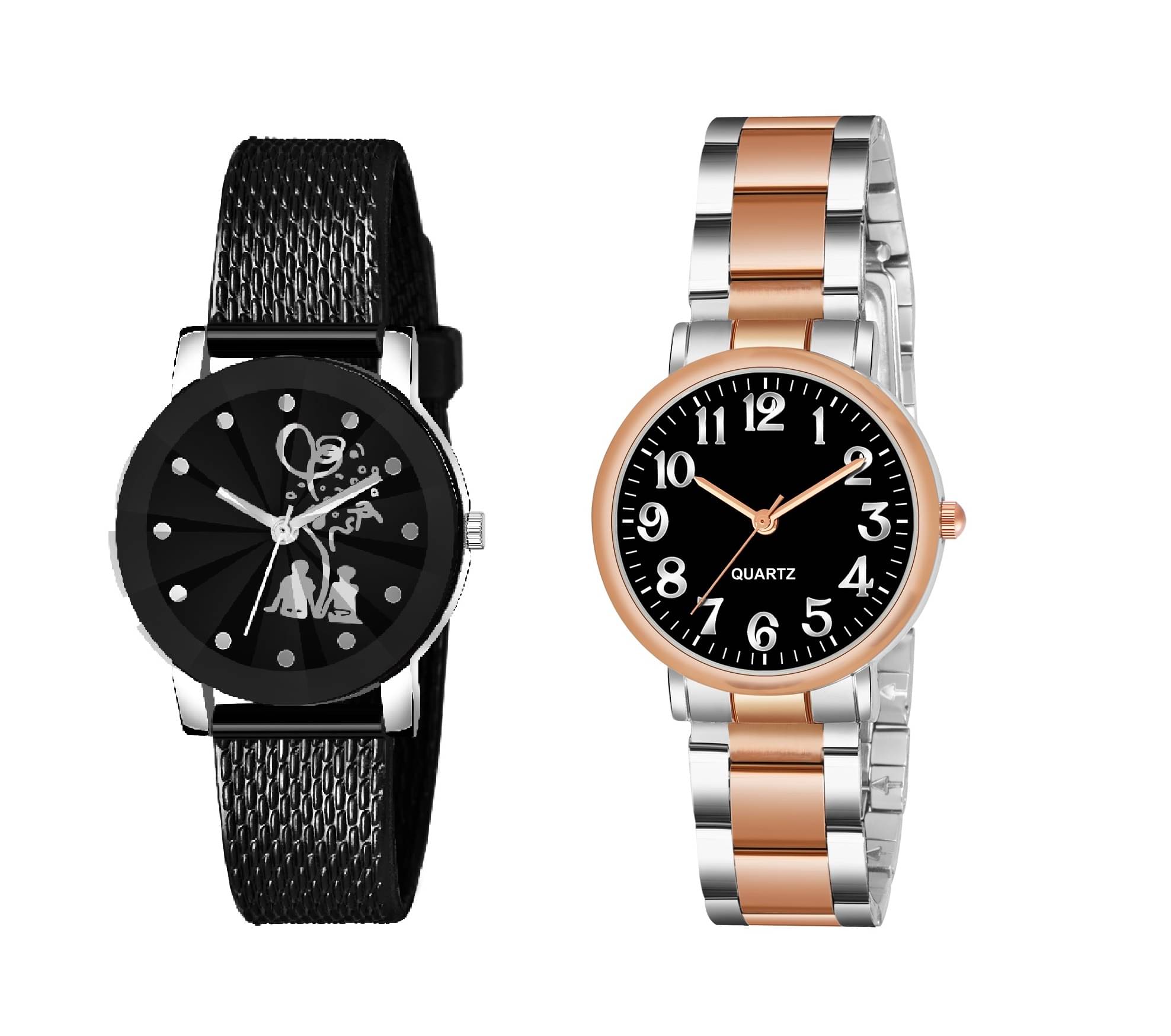     			DECLASSE - Black Resin Analog Womens Watch