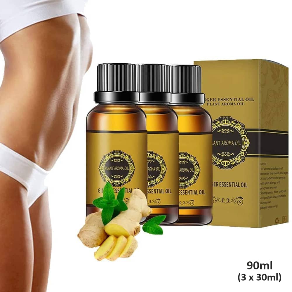 Donnara Organics Ginger Essential oil For Belly Fat Shaping & Firming Gel 90 mL