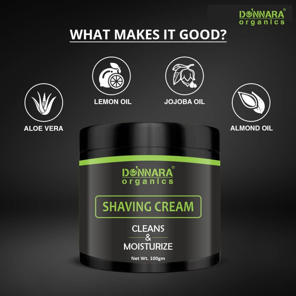 Donnara Organics Shaving Shaving Cream 100 g