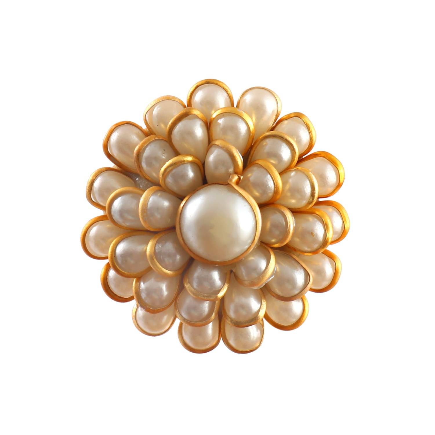     			Jewar Mandi - White Rings ( Pack of 1 )