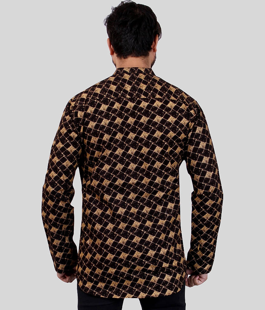 Made In The Shade - Black Cotton Men's Regular Kurta ( Pack of 1 )