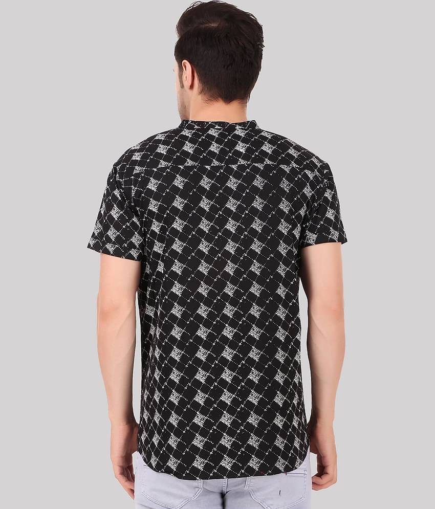 Made In The Shade - Black Cotton Men's Regular Kurta ( Pack of 1 )