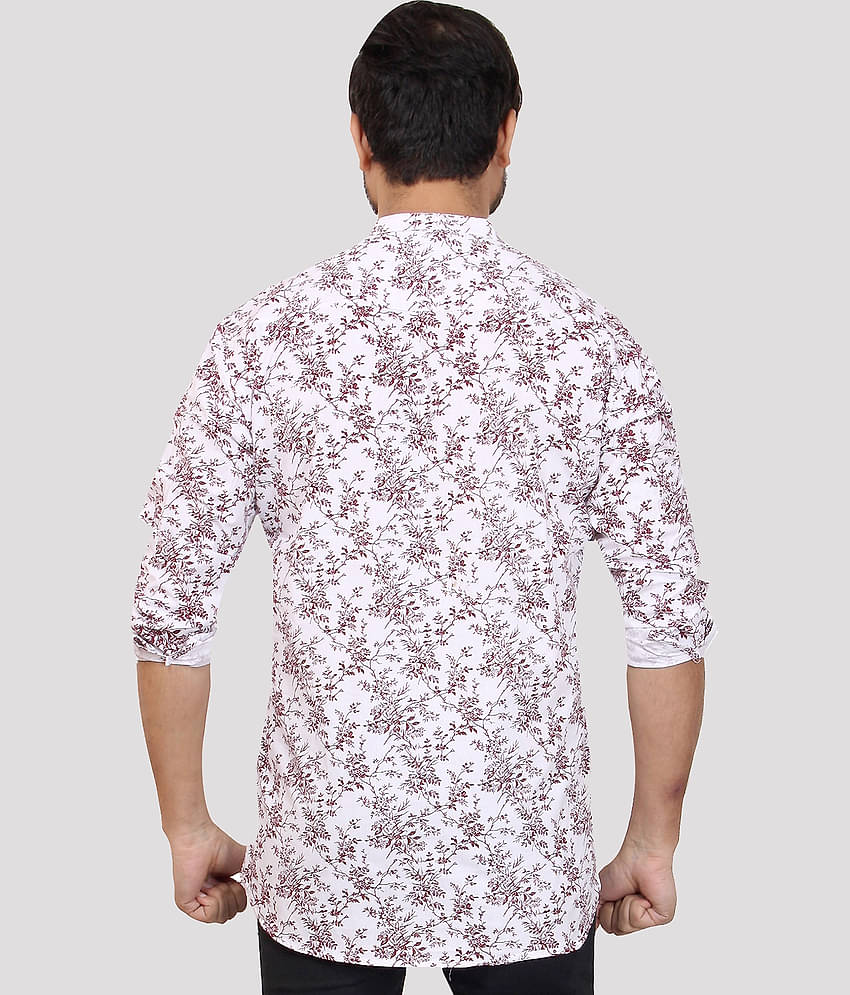 Made In The Shade - Maroon Cotton Men's Regular Kurta ( Pack of 1 )